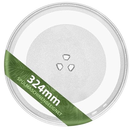 12.75 Microwave Plate Replacement for WB49X10129 GE Microwave Glass Plate, LG 3390W1A027A and Kenmore Microwave Glass Plate 1B71961H Compatible With WP8172138 12 3/4 inch Whirlpool Microwave Plate