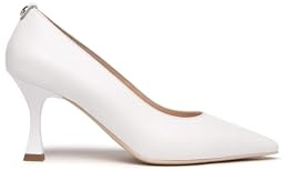 Nero Giardini E307081DE Décolleté Donna in Pelle - Bianco 38 EU