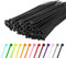 Armpow 500 Stücks 300mm x 4.8mm Nylon Kabelbinder uv bestaendig Selbstsichernde Kunststoff Kabelbinder UV Beständig mit 50 Lbs Zugfestigkeit für Innen und Außen(Schwarz)