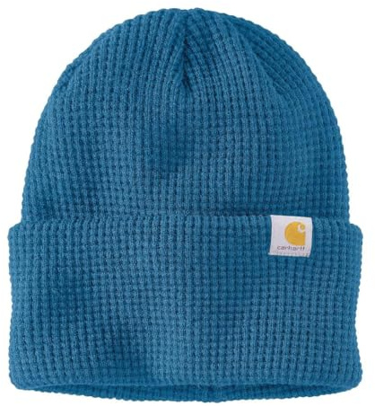 Carhartt Men's Knit Waffle Beanie, Horizon Blue, One Size