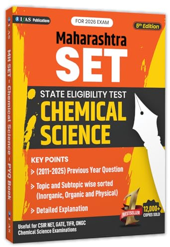 SET Chemistry PYQ Book 2025 | Chemical Science Previous Year Solved Papers 2025 Updated Edition (2011 to 2024) with Detailed Solutions (Unit Wise ... in India | Two Brothers Publications