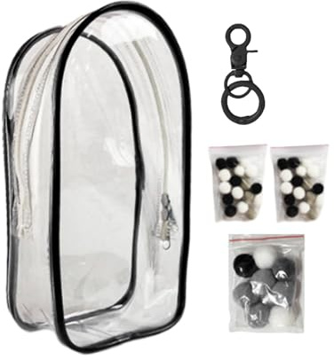 Sac de rangement transparent pour avec fermeture éclair - Emballage vide en coton - Étui d'affichage étanche à la poussière pour figurines d'anime, jouets en peluche, objets de collection