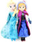 Threegoat 2 Stück Plüschtiere Prinzessin Mädchen Spielzeug Puppe Mädchen Geburtstagsgeschenke Mädchen Plüschpuppe (40 cm, Anna und ELSA)