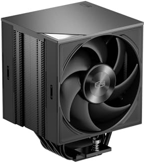 CPS RZ700D BK Refroidisseur d'Air pour CPU, Refroidisseur Tour Unique à 7 Caloducs avec Ventilateur F5 S120 PWM, Couvercle Supérieur Magnétique, Compatible avec Intel LGA 1700/1851/1200， AMD AM5/AM4
