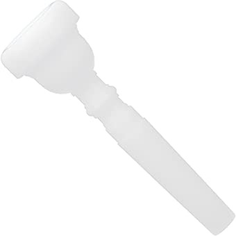 Walfront Embout de Trompette Compact ABS Blanc, adapté à Toutes les Trompettes Standards, Son Pur, Forme Exquise, économie de Travail, Portable, fabriqué avec des Matériaux Respectueux de