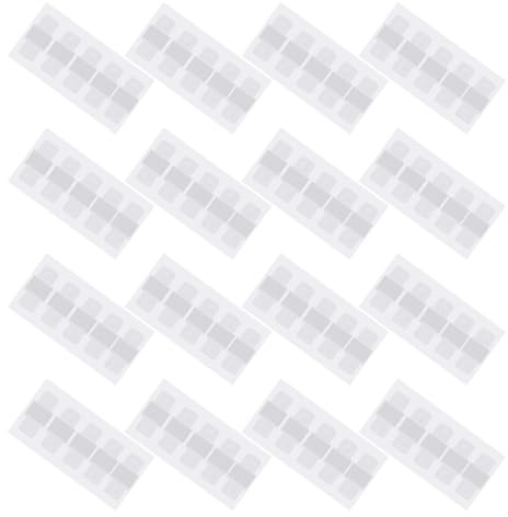 Parliky Etichette Adesive Forate Rinforzate per Quaderni e Raccoglitori, Linguette Autoadesive Trasparenti per Indice, 20 Fogli Resistenti per Organizzazione Ufficio e Studio