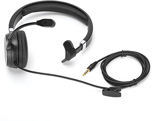 EIMSOAH Cuffie Mono con Cancellazione del Rumore e Controllo del Volume per Chiamate Chiare in Ufficio, Call Center, Comunicazioni | Adatto per Dispositivi USB e da 3,5 Mm