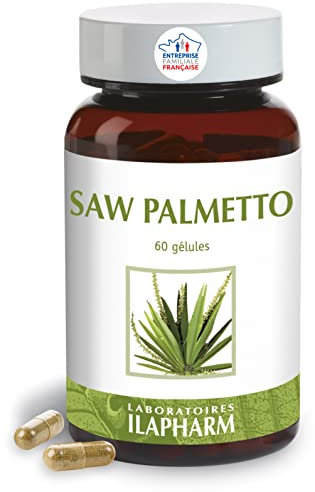 Laboratoires Ilapharm - Saw Palmetto - Mieux Vider sa Vessie - Flacon De 60 Gélules