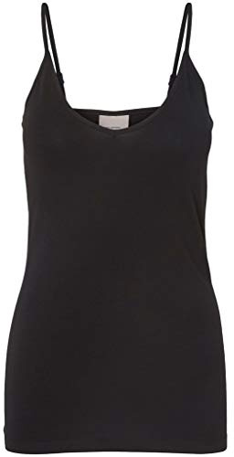 Vero Moda Womens Vmmaxi My Soft Singlet Noos Vest, Black, M UK