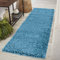 Serdim Rugs Living Room Hallway Runner Shaggy Rugs, Polypropylene, Teal, 60x220cm(2 x7'3)