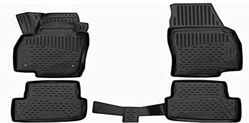 Element Gummimatten Passgenaue Fußmatten Dodge RAM 1500/2500/3500 Crew Cab 2002-2012 Vorne, Fußmatte nur 2tlg