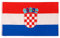 Aricona Kroatien Flagge 90x150cm - wetterbeständige Fahne mit Messingösen, 100% Polyester, robuste Doppelnaht & in lebendigen Farben - ideal für Flaggen-Liebhaber