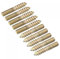 sourcing map M4x25mm Vis Double Filetage Boulon 12pcs Double Extrémité Cheville pour Bois Meuble