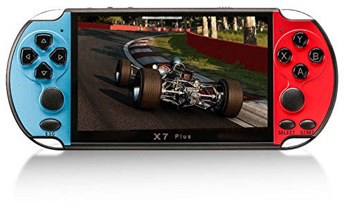 XiaoXIN 5.1 pouces X7 Plus Console de jeu vidéo joueurs de jeu portables Double Rocker 8 Go de mémoire intégrée 1000 jeux MP5 contrôleur de jeu