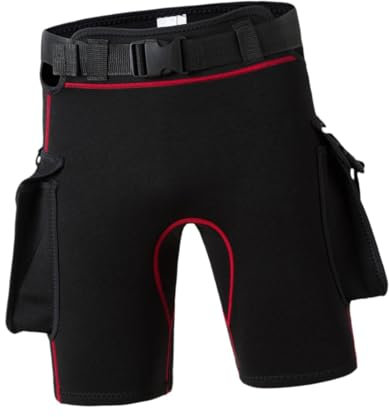 Harilla Tauchshorts Neoprenhose mit Taschen für Männer - Premium Wassersportbekleidung, l
