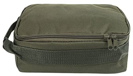 Rensimote Fishing Reel Bag Oxford Fishing Tackle Bag Portable Waterproof Fishing Reel Organizer for Baitcasting Fly Reels
