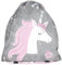 PASO Kinder Turnbeutel Sportbeutel 36x32 cm - Einhorn