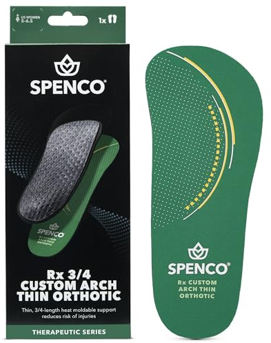 Spenco Rx Thinsole 3/4 Length Shoe Insoles, Men's 12-13.5