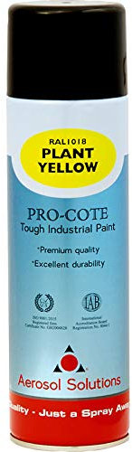 Aerosol Solutions Pro-Cote Plant Yellow Spray Paint 500ml