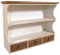Landhaus Vintage Look Möbel weiß Regal Wandregal Schweberegal Möbel Aufbewahrung (Wandregal Provence 60cm)