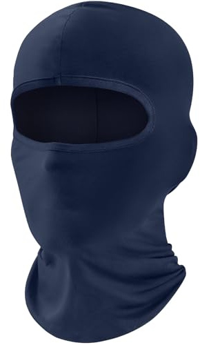 fuinloth Balaclava Ski Mask, Motorcycle UV Protector, Summer Cooling Neck Gaiter for Men/Women Navy