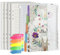A5 Planer Einlage, Papiermine für 6 Ring Binder Notizbuch, Harphia, gepunktet, Linie, Raster, leer für 80 Blatt / 160 Seiten / 100 GSM Stärke/mit Geschenken (A5 5.59 x 8.27'')