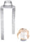 Diffaxy Funkelnder Metallic-Schal, silberner Schal mit Metallpailletten, schmales langes Halstuch für Damen, Kostüm-Accessoires für Mädchen, Abendparty, Hochzeit