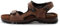 camel active Herren Sandalen aus perforiertem Leder Hellbraun, menswear-43