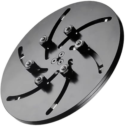Portabrocas de torno para carpintería, rotación centrífuga autocentrante para fresadoras, perfecto para manualidades de cuencos y platos