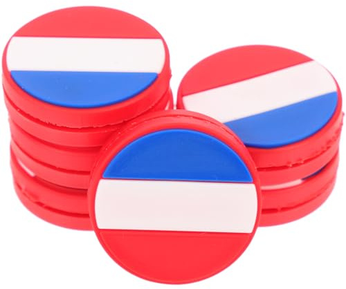 POPETPOP Ammortizzatori per Racchette da Tennis Smorzatore di Vibrazioni in Silicone Bandiera Nazionale, Set da 6 Pezzi, Accessori Antivibranti per Migliorare Comfort di Gioco