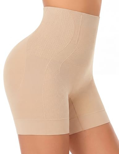 Briyat Culottes Gainante Femme Gaine Amincissante Ventre Plat Invisible Sculptantes Taille Haute Remonte Fesses Maintien Fort pour Quotidien