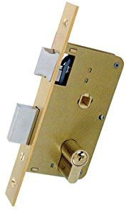 Ezcurra M29373 - Cerradura embutir hierro latonado 3100-45