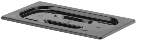 HENDI Tapa Gastronorm - PC - GN 1/4 - Negro - 265x162 mm