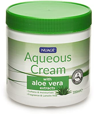 Nuage Aqueous Cream With Added Aloe Vera, 350Ml