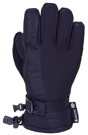 686 Damen Fingerhandschuh Gore-Tex Linear Glove, Größe:S, Farben:Black