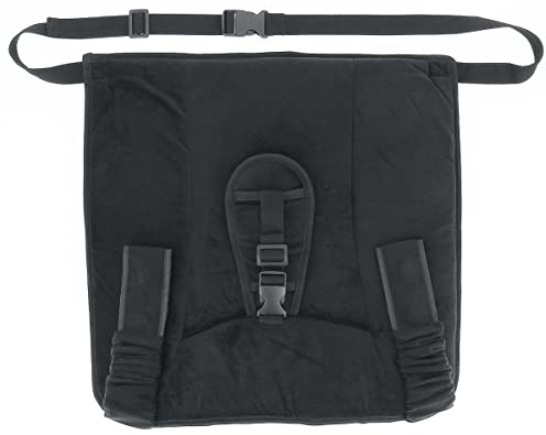 S SUMEX Kissen mit Gürtel für Schwangere, Schutz für Baby und Mama, Verstellbarer Gurt, Schwarz, Baumwollmaterial