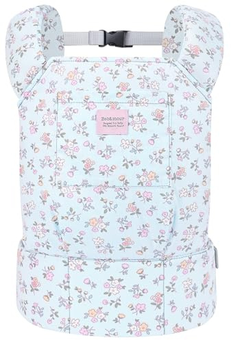 Bebamour Porta Muñecas para Niños Bolsa de Almacenaje de Accesorios para Muñecas Mochila Porta Juguetes de Peluche Porta Muñecas para Bebés(Light Green)