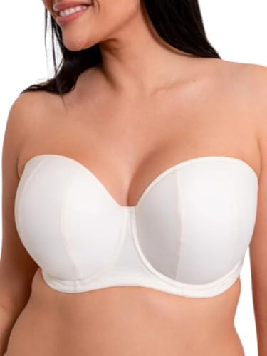 Curvy Kate Luxe Strapless Multiway Bra Pearl Ivory 38K