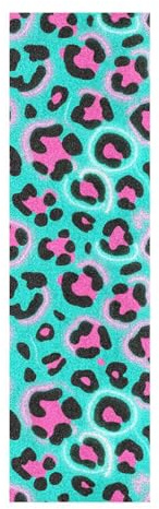 WDdZzyy Leopard Print Green Pink Grip Tape roll for Skateboards Waterproof Scooter Griptape 33×9 Inch lija para patineta