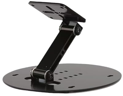 Soporte para proyector de escritorio | Soporte de proyector de escritorio con ajuste de 180 grados con pie - Accesorio informático sólido para viaje camping cine al aire libre y sala de conferencias