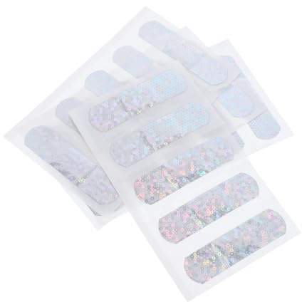 CONGARTENO 20 Adhesivos Domésticos Impermeables para Heridas Diseño de Purpurina para Niños, Alta Adhesión Médica y Fuerte Viscosidad, Paquete de 20 Unidades