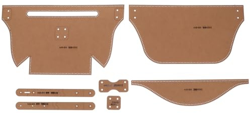 TOYANDONA Plantilla para Manualidades de Cuero DIY Patrón de Bolso Tipo Pecho Cartón Kraft para Corte Preciso Herramienta Ligera y Compacta para Crear Bolsos de Cuero Hechos a Mano