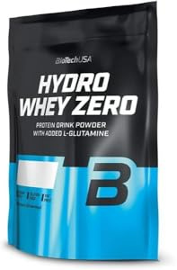 BioTechUSA Hydro Whey Zero | Glutenfri, sockerfri, fettfri | 80% proteininnehåll | Snabbt upptag | Vassleprotein komplex, 454 g, Vanilj