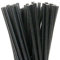 250 x Black Paper Drinking Straws Biodegradable Eco 8 (20cm) Approx