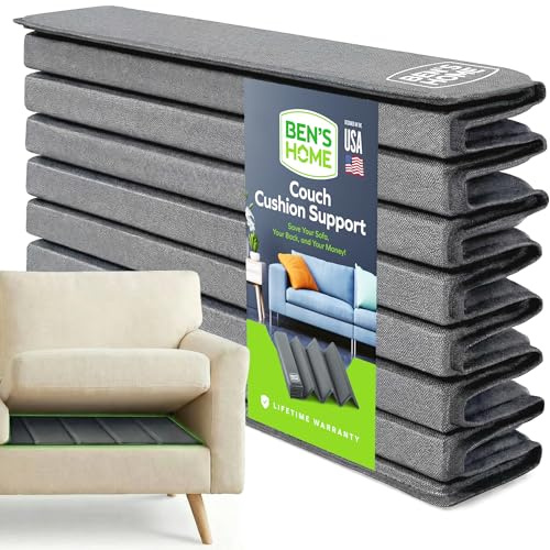 BEN'SHOME® Couch Cushion Support Board for Sagging Sofas - Stop Sinking Into Your Couch | 0.5 Thick Solid Wood, 400 LBS | Fits 58–67 x 19.7 | Anti-Slip, Lifetime Replacement