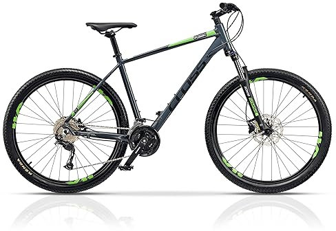 Airtracks 27,5 Zoll Mountainbike Herren MTB Fahrrad Hardtail Fusion 27 Gang Shimano ALIVIO RD-M3100 SGS - Rahmenhöhen 42, 46, 50 und 54 - Modelljahr 2023 (50cm (Körpergröße 175-185cm))