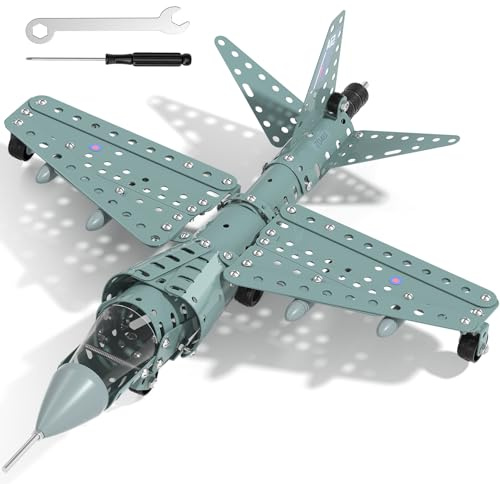 Model Airplane STEM Building Projects Toys - DIY Building STEM Projects Toys for Kids Boys Girls Ages 8-12-16, Assembly Science Kit Model Plane Birthday Gift Toy for Kids Boys 8 9 10 11 12 Years Old