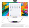 SIUGHVA All-in-One Desktop Computer 24 FHD Display PC, i7 Quad-Core Windows 11, 16GB RAM, 512GB SSD, Wireless Charging Function, Wired Keyboard & Mouse, RGB Speaker & Webcam, White (i7/16G/512G)