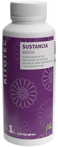 KITOTEC Quitosano Purificado 5% p/p Ecológico | Crea un biofilm protector contra hongos, insectos, bacterias y con acción nematicida | CAAE 315500 | Refuerza la planta ante calor y sequía | 1L