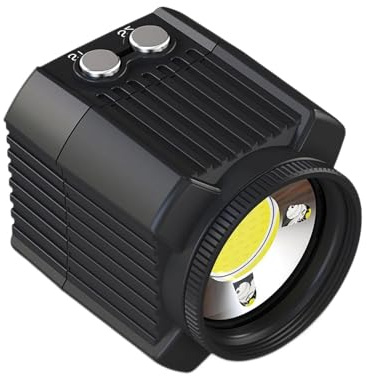 Lampe de caméra submersible transportable avec 5 modes d'éclairage IPX8 sous licence pour photographie subaquatique, plan rechargeable, éclairage compact étanche